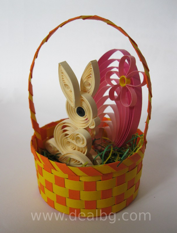 3D Quilling Easter Bunny