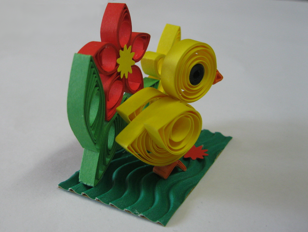 3D Easter Chicken – Quilling for Beginners | Bookstore DEAL Blog
