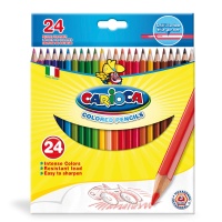 Цветни моливи - 24 цв. дълги